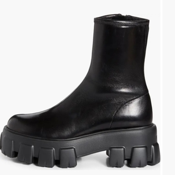 Prada Shoes - New Prada Monolith Lug Sole Boot 38.5
